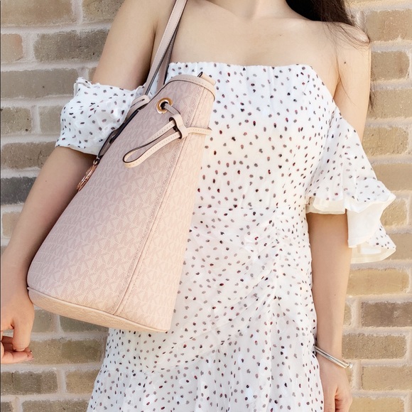 Gaby’sBags👜💕Michael Kors LG tote Ballet Pink MK - Picture 3 of 7